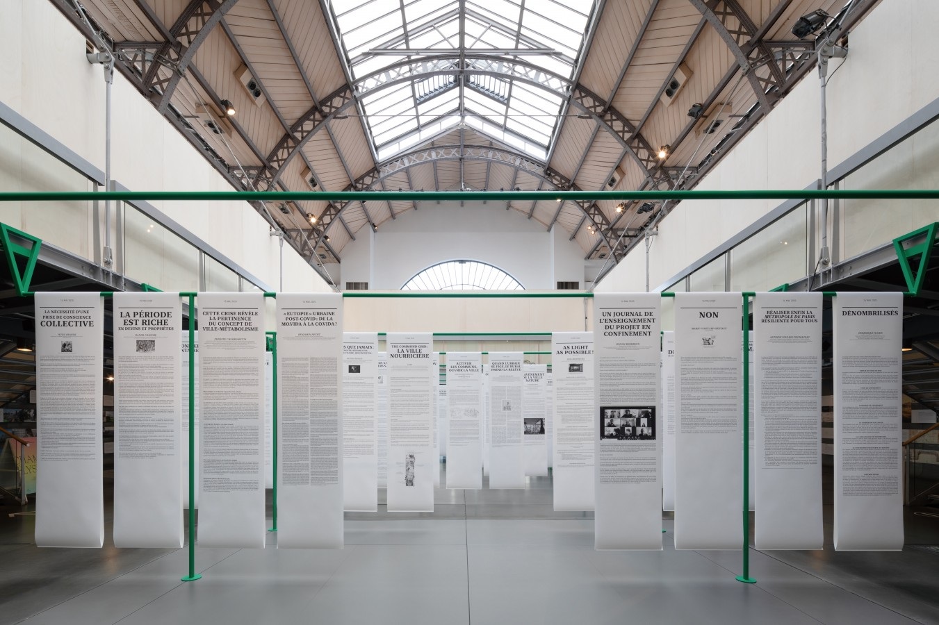 et demain, on fait quoi ? (Atlas of plans), Pavillon de l'Arsenal, Paris — vue 2